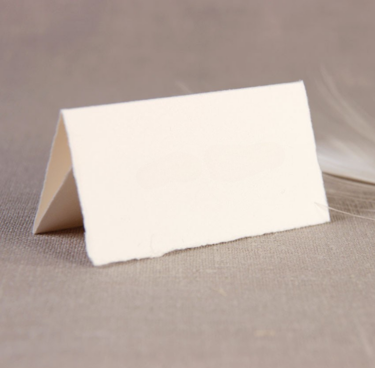 Carte de place blanche traditionnelle