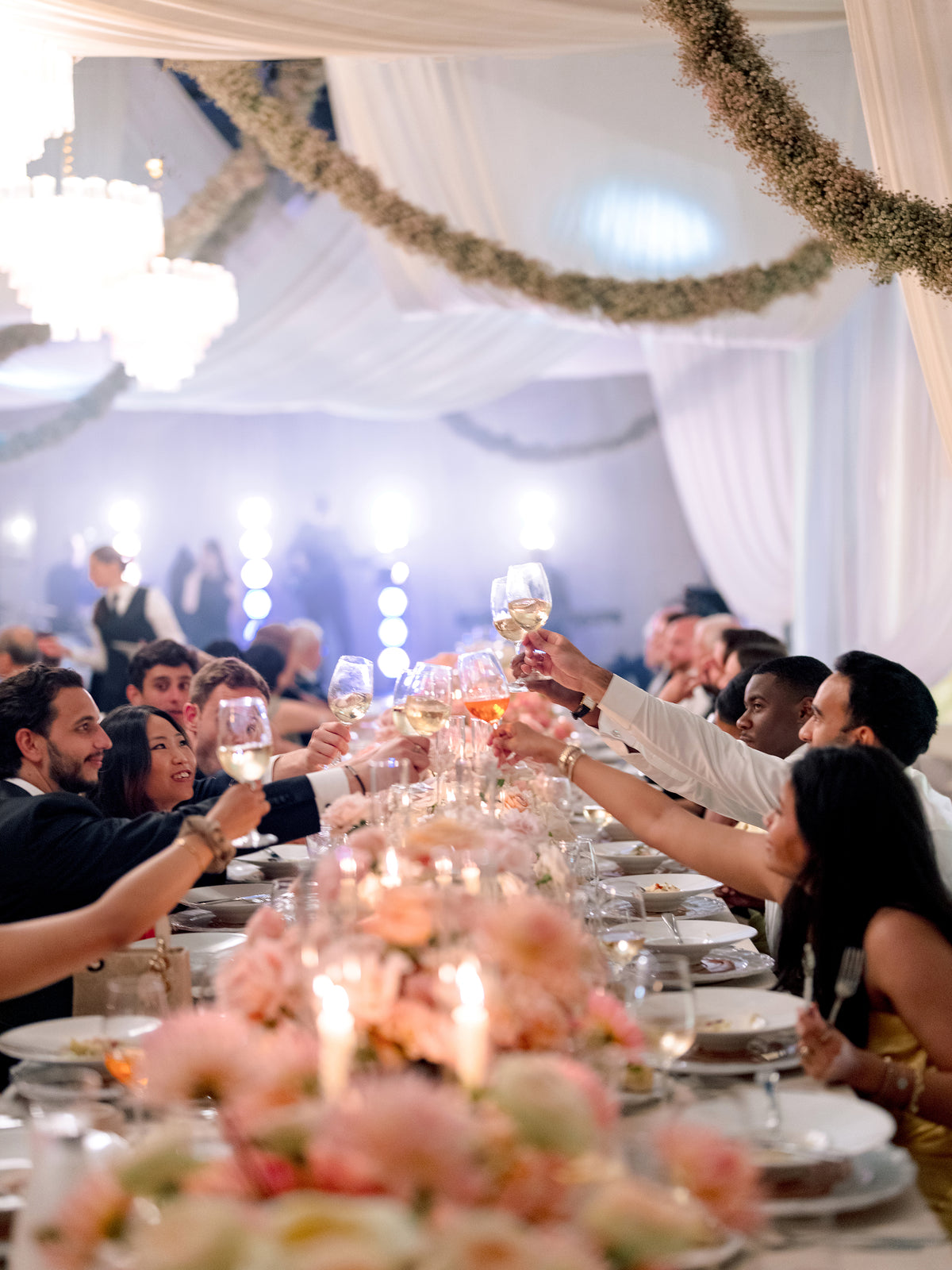 Menu sur mesure Pearl Mass Rose | Mariage de Rebecca Bloom au lac de Côme | Villa Balbiano