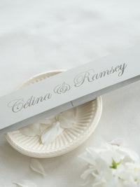 Your Own Venue Ornamental Gate Laser Cut  Foiled Venue Wedding Invitation.