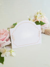 Custom Shape Place Cards | Villa del Balbianello, Lake Como Wedding