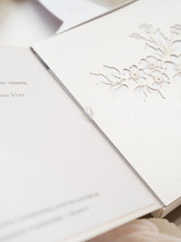 Invitation 3D sur mesure avec découpe laser | Palais de Blenheim | Commande sur mesure V&T