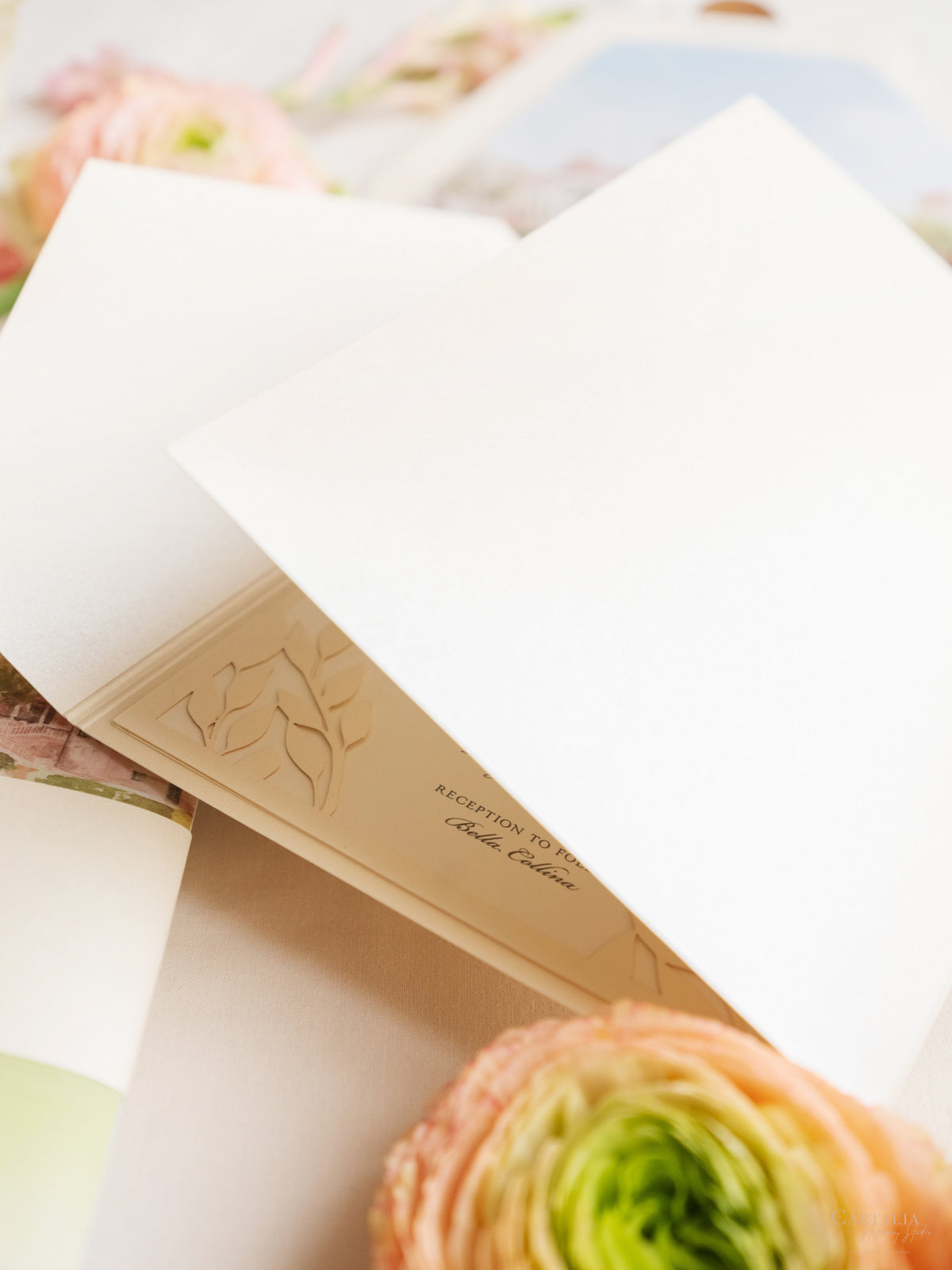 Illustrazione della sede del matrimonio personalizzata | Sede sventata Salva la data in lamina d'oro | CAMPIONE