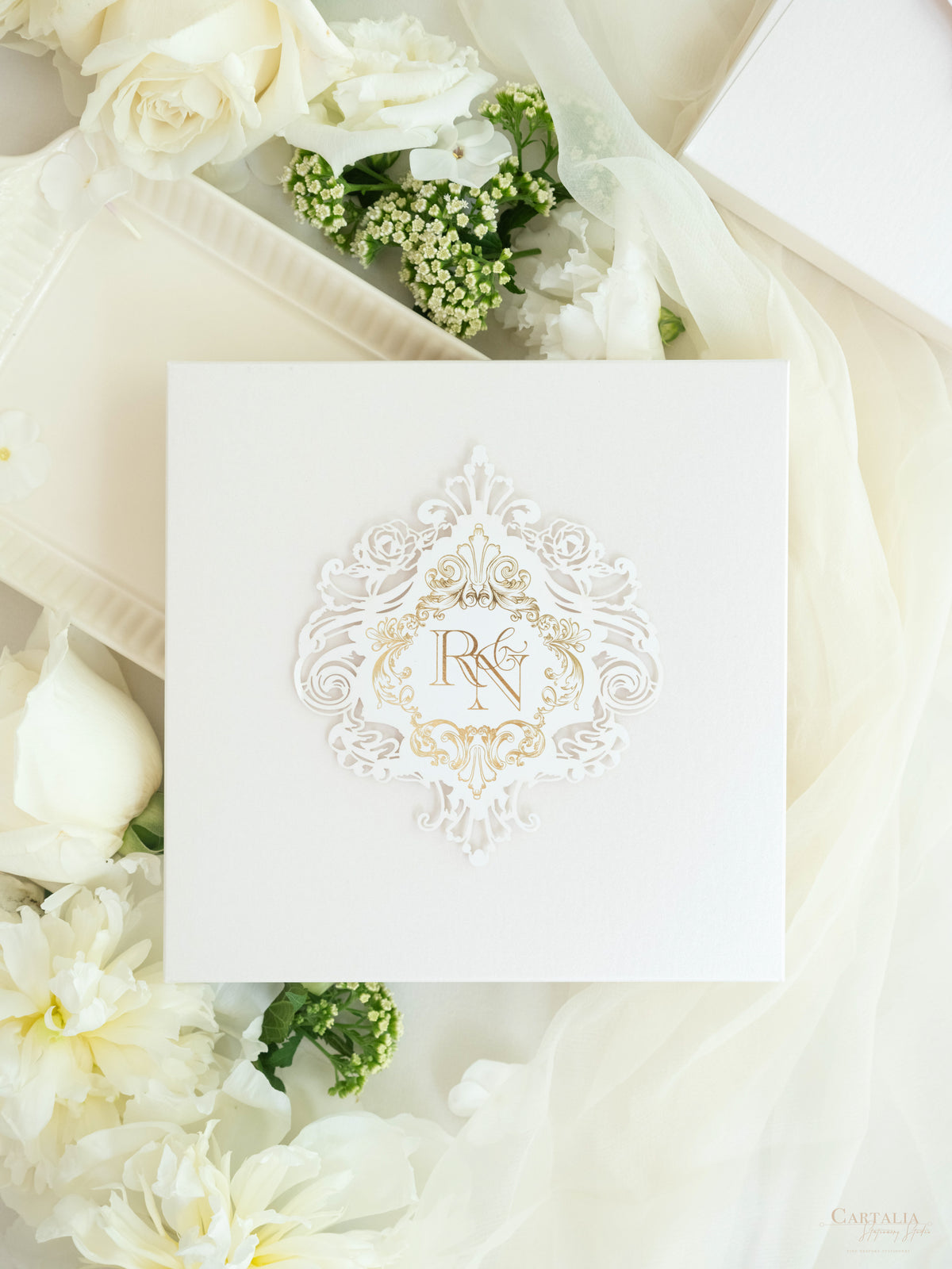 Golden Couture Bespoke Box : 3D Custom Design | Bespoke Commission R&N