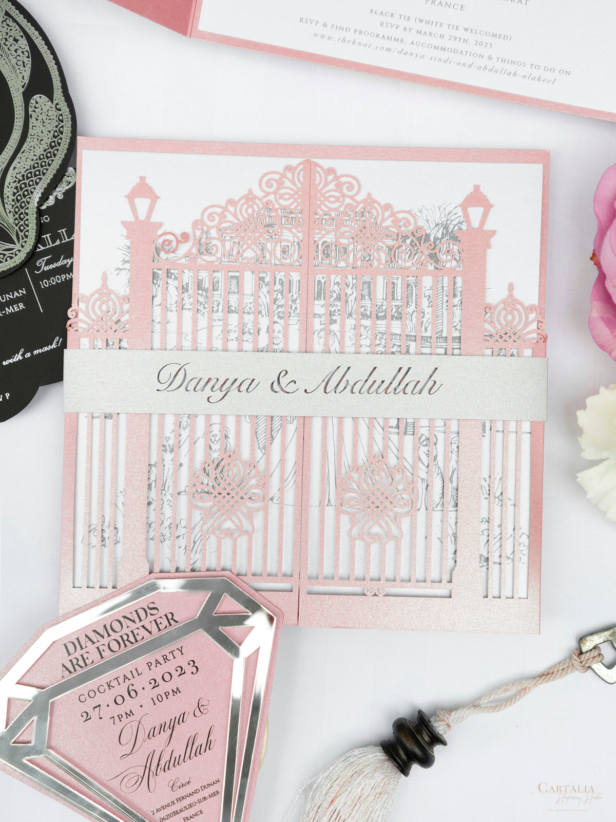 Cocktail Party Invitation | Bespoke Commission D&A