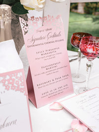 Signature Drinks Bar Menu | Bespoke Bar and Cocktail Menu | Villa Ephrussi de Rothschild