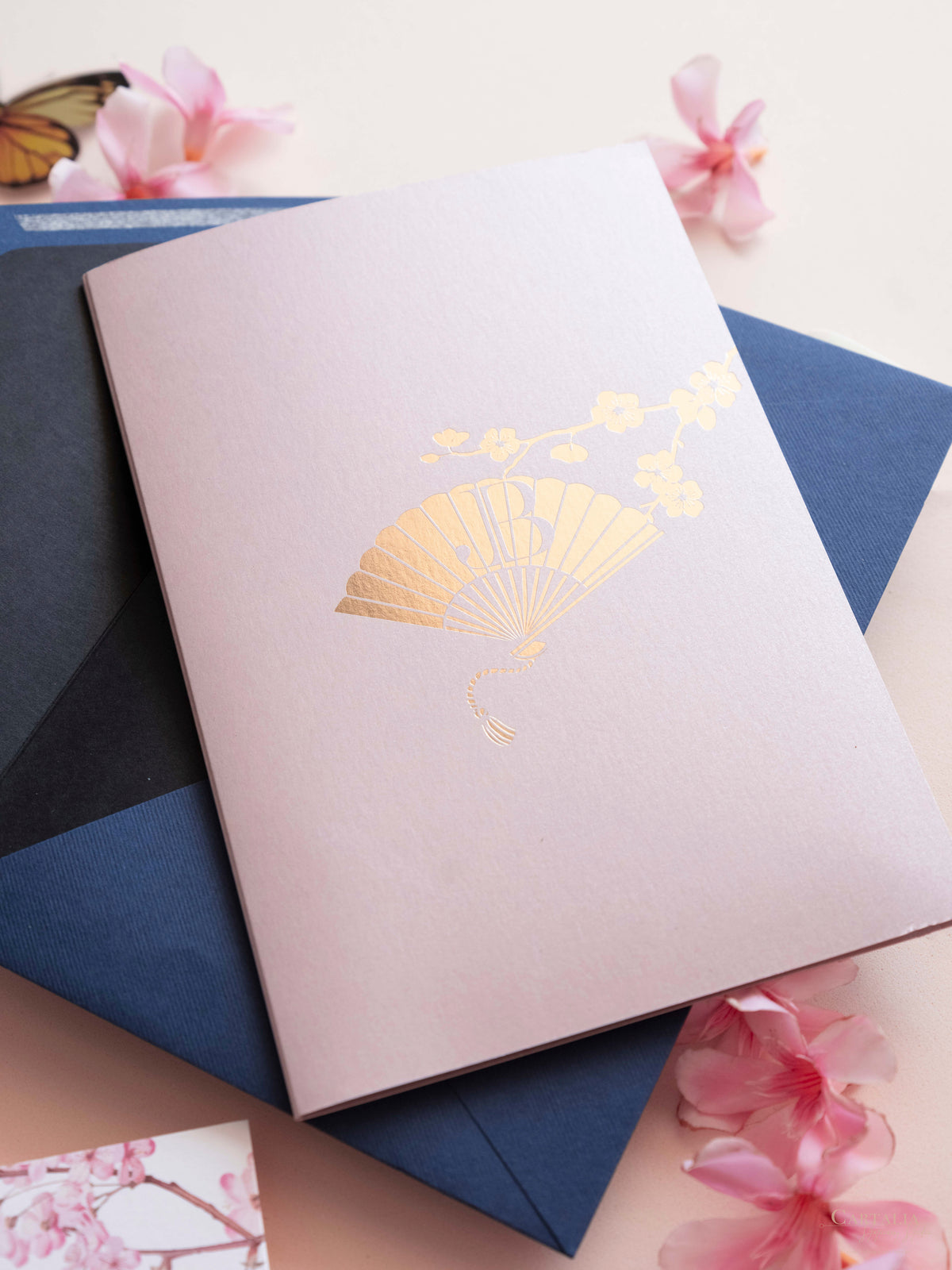Bespoke Design | for Villa Fontanelle - Florence Bespoke Invitation Suite for J&B