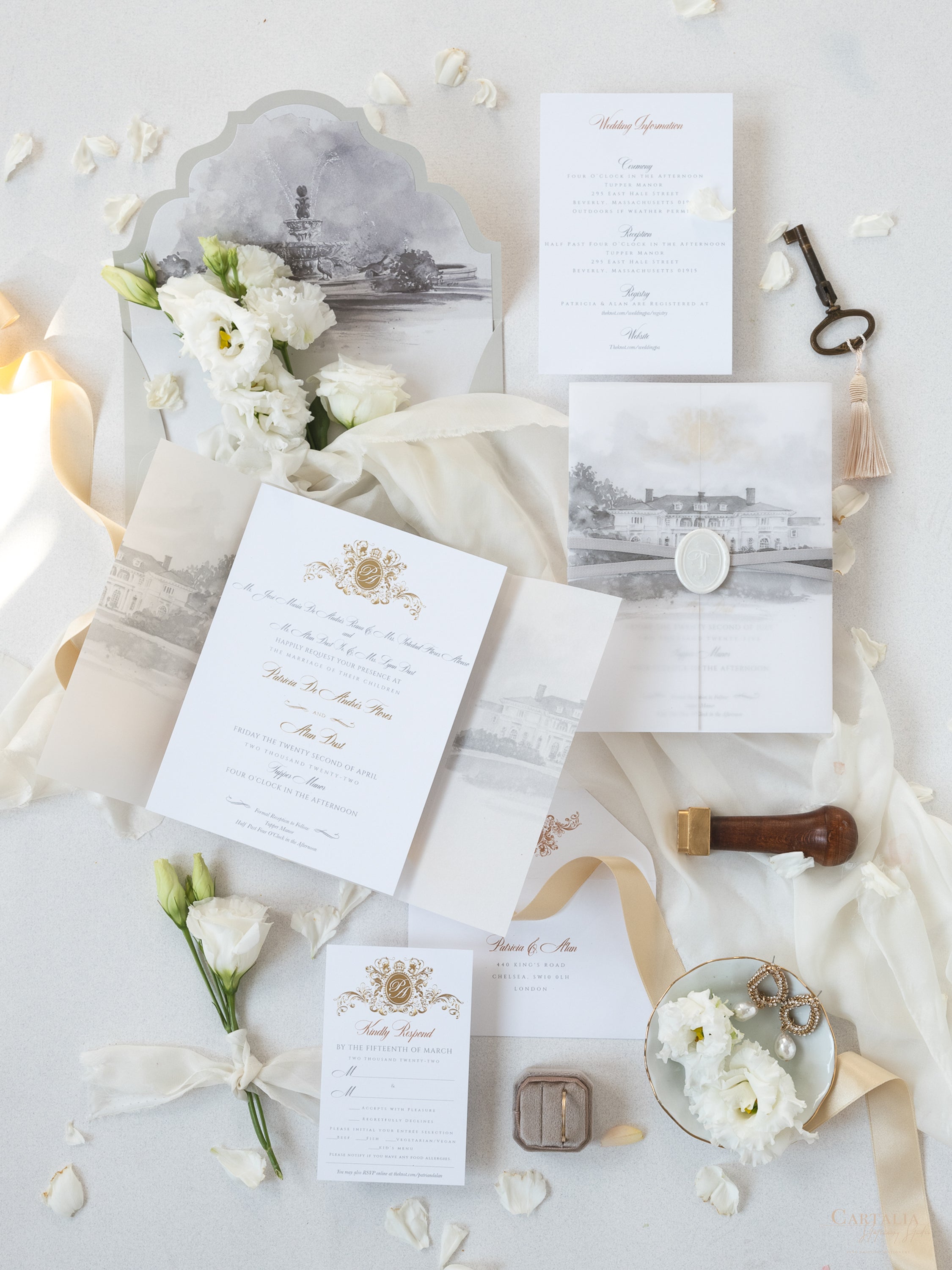 Wedding invitation suite clearance