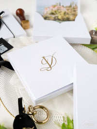 3D Boxed Venue Pocket Invitation with Laser Cut Gate & Vegan Leather Tag | Villa Balbiano, Lake Como | Bespoke