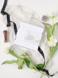 3D Boxed Venue Pocket Invitation with Laser Cut Gate & Vegan Leather Tag | Villa Balbiano, Lake Como | Bespoke