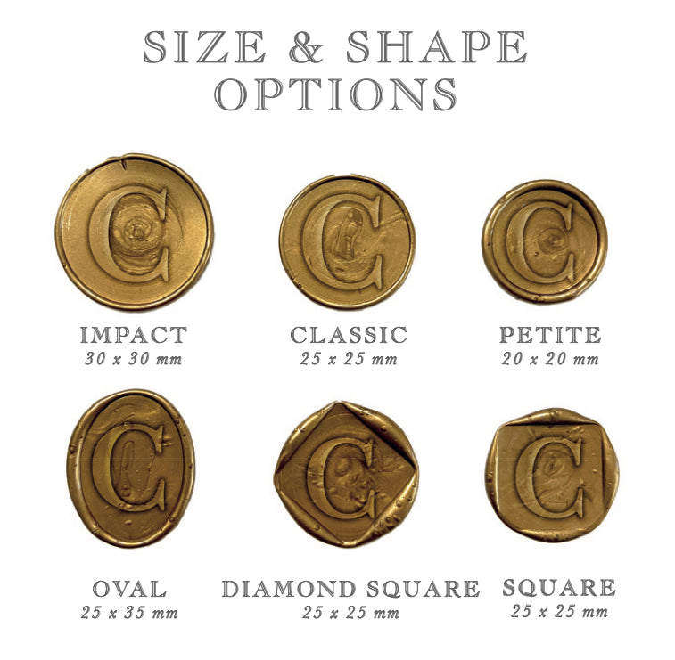 Add-On: Custom Wax Seal in Any font / Motif with Wax Seal Stamp