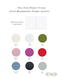 VILLA ERBA | Bespoke Luxury Venue Suite Hard Back Folio Trifold Lake Como, Italy Wedding