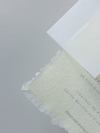 Inviti di nozze CHÂTEAU DE BARONVILLE | Commissione su misura per B&T