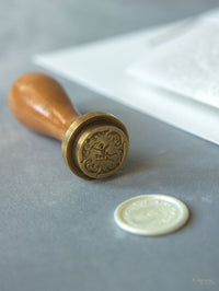 Add-On : Custom Wax Seal in Any font / Motif with Wax Seal Stamp