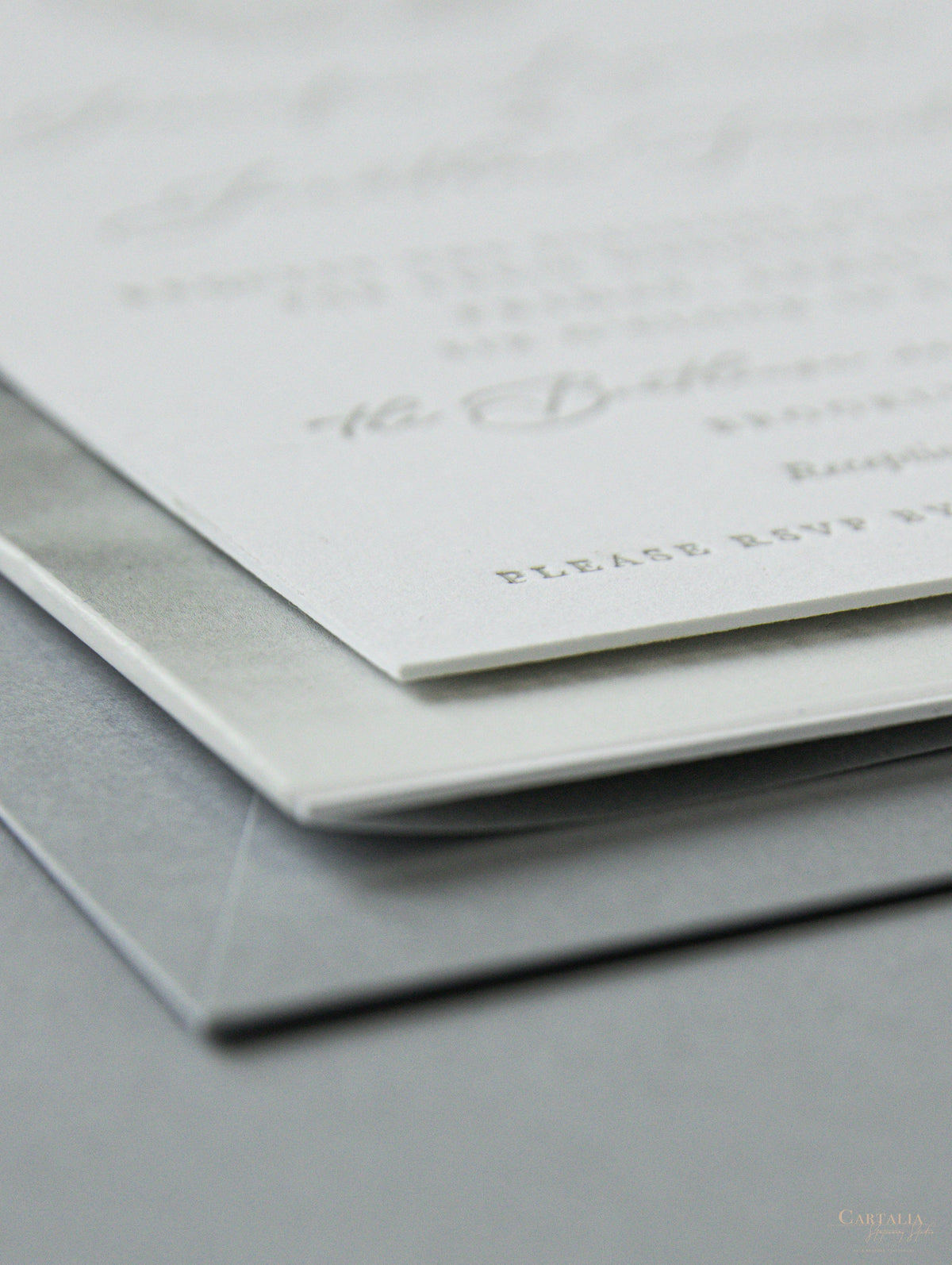 Invito personalizzato per la sede dell'acquerello su pergamena con sigillo di cera | CAMPIONE