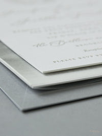 Invito personalizzato per la sede dell'acquerello su pergamena con sigillo di cera | CAMPIONE