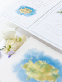 IBIZA Beach & Destination Watercolour Pocket | Bespoke Commission A&S