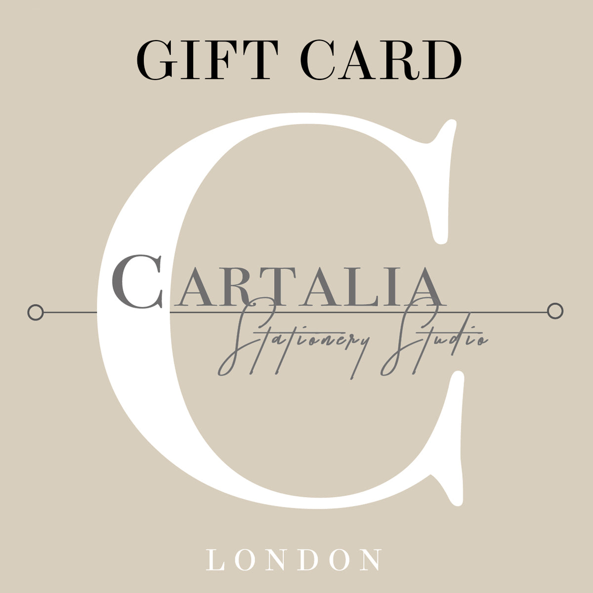 CARTALIA PAPELERÍA LONDRES - Tarjeta Regalo