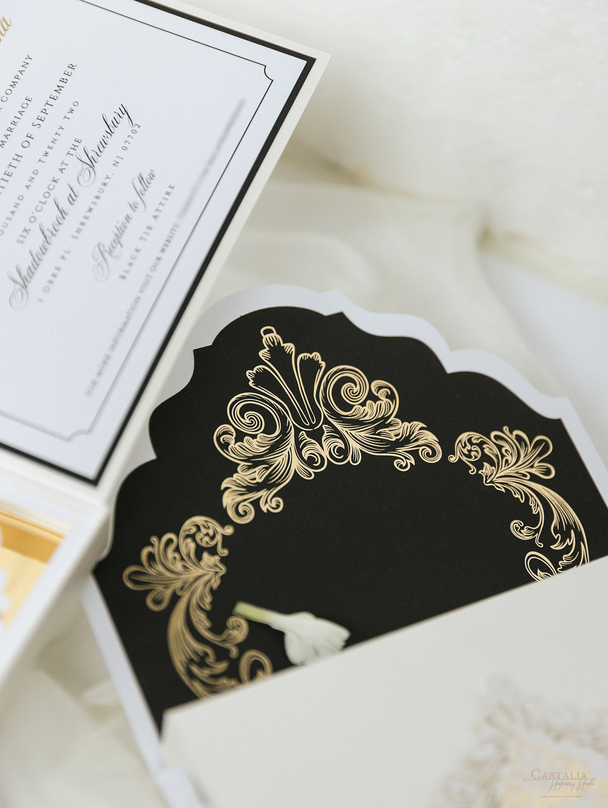 Golden Couture Bespoke Box: 3D Custom Design | Bespoke Commission A&J