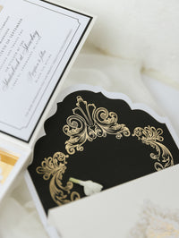 Golden Couture Bespoke Box: 3D Custom Design | Bespoke Commission A&J