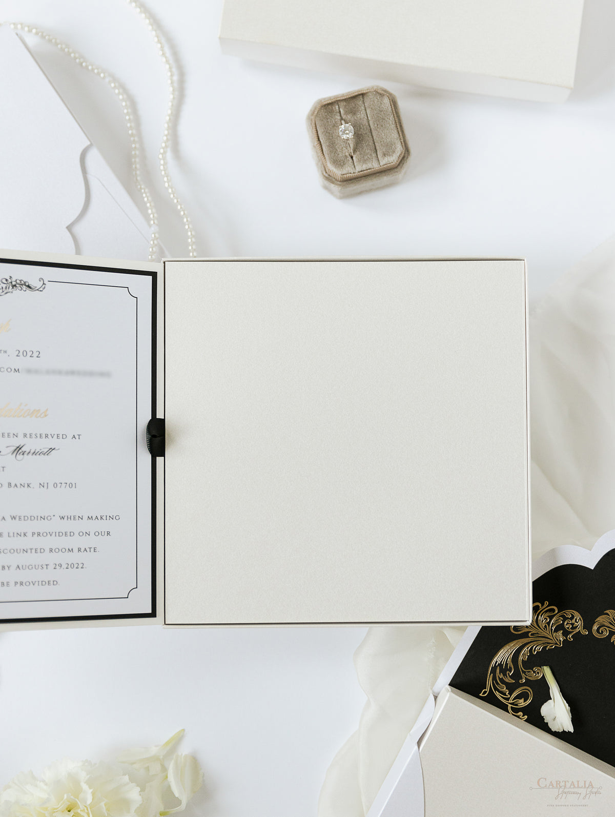 Golden Couture Bespoke Box: 3D Custom Design | Bespoke Commission A&J