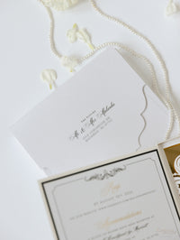 Golden Couture Bespoke Box: 3D Custom Design | Bespoke Commission A&J