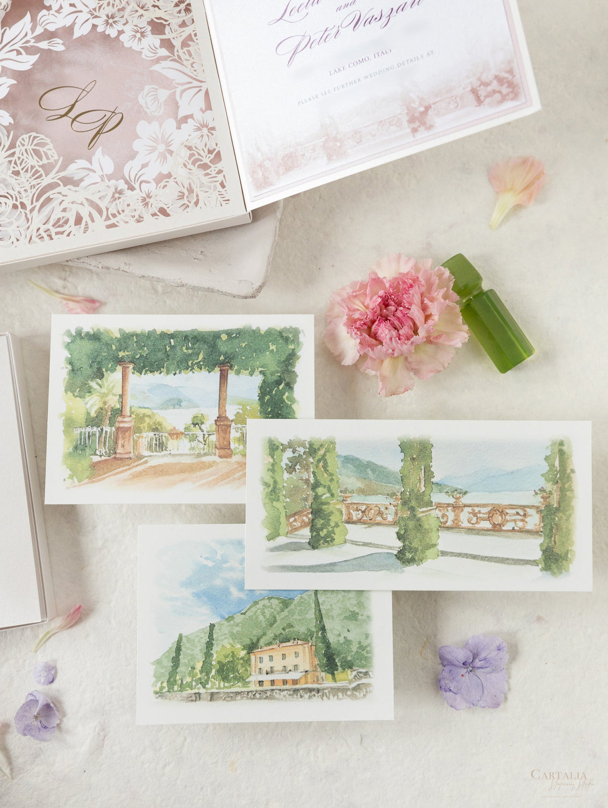 Add-on: Bespoke Artist Commission: Wedding Venue Watercolor Illustration