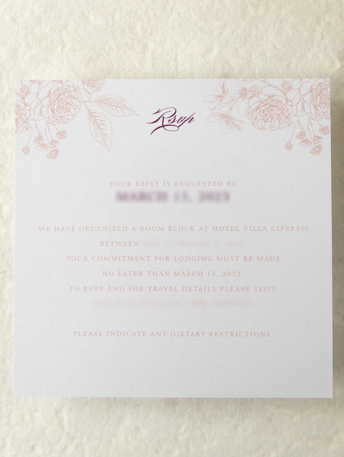Invitación de boda del lago Como | villa del balbianello | Caja 3D de alta costura | Comisión L&P a medida