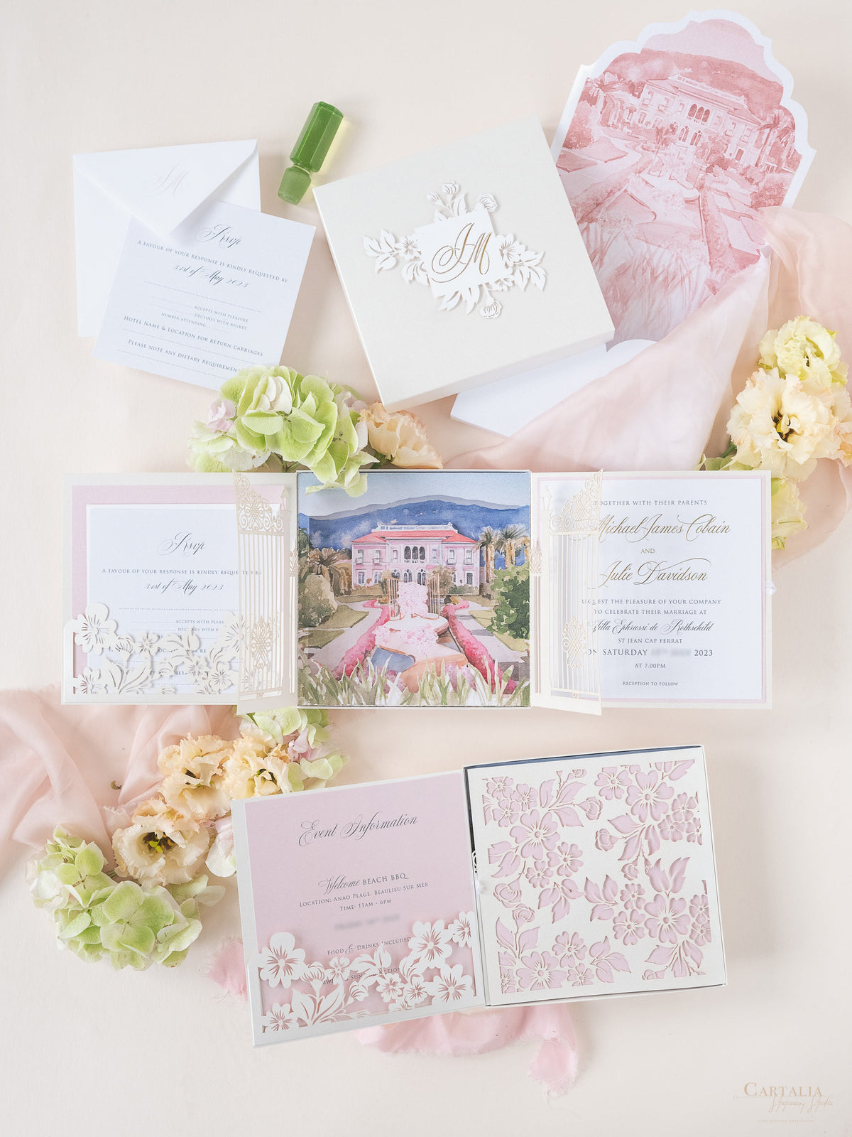 Add-on: Bespoke Artist Commission: Wedding Venue Watercolor Illustration