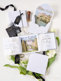 Add-on: Bespoke Artist Commission: Wedding Venue Watercolor Illustration