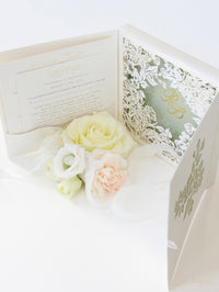 VILLA BALBIANO Wedding Invitations , LAKE COMO|  Couture Bespoke Box  | Bespoke Commission G&P