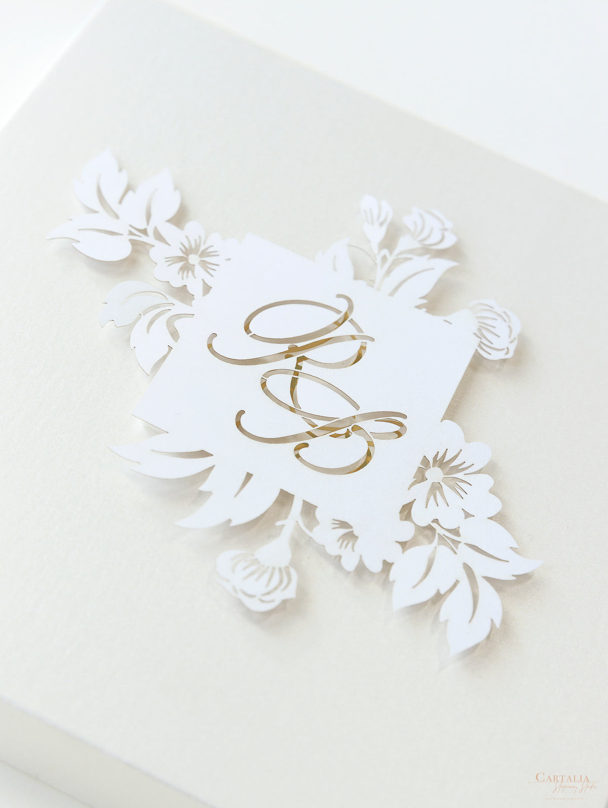 Invitaciones de boda VILLA BALBIANO, LAGO COMO| Caja a medida de alta costura | Comisión personalizada G&P