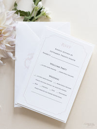 Libro Tasca di lusso fatta a mano in stile scatolato degli inviti La Casa Toscana | Commissione su misura H&R