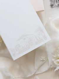 Libro Tasca di lusso fatta a mano in stile scatolato degli inviti La Casa Toscana | Commissione su misura H&R