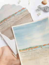 Inviti per hotel sulla spiaggia Sea Crest | Commissione su misura A&N