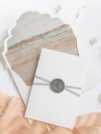 Inviti per hotel sulla spiaggia Sea Crest | Commissione su misura A&N