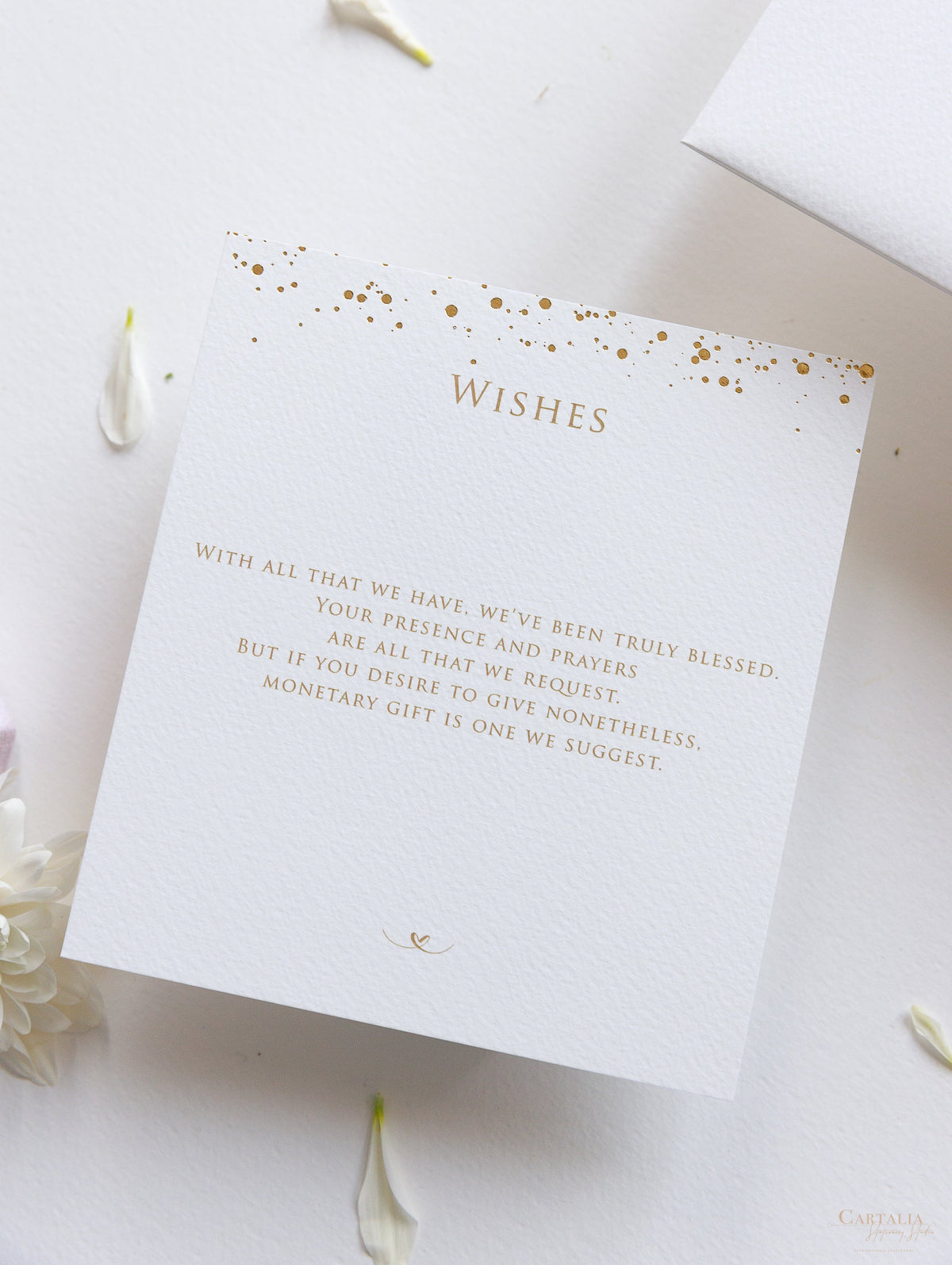Luxury Royal Gold Foil Confetti Dotted Blush Pink Pocket fold Wedding Invitation Suite