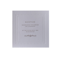 Embossed 710gsm Luxury Letterpress Elegant Save the Date / Reply / Rsvp