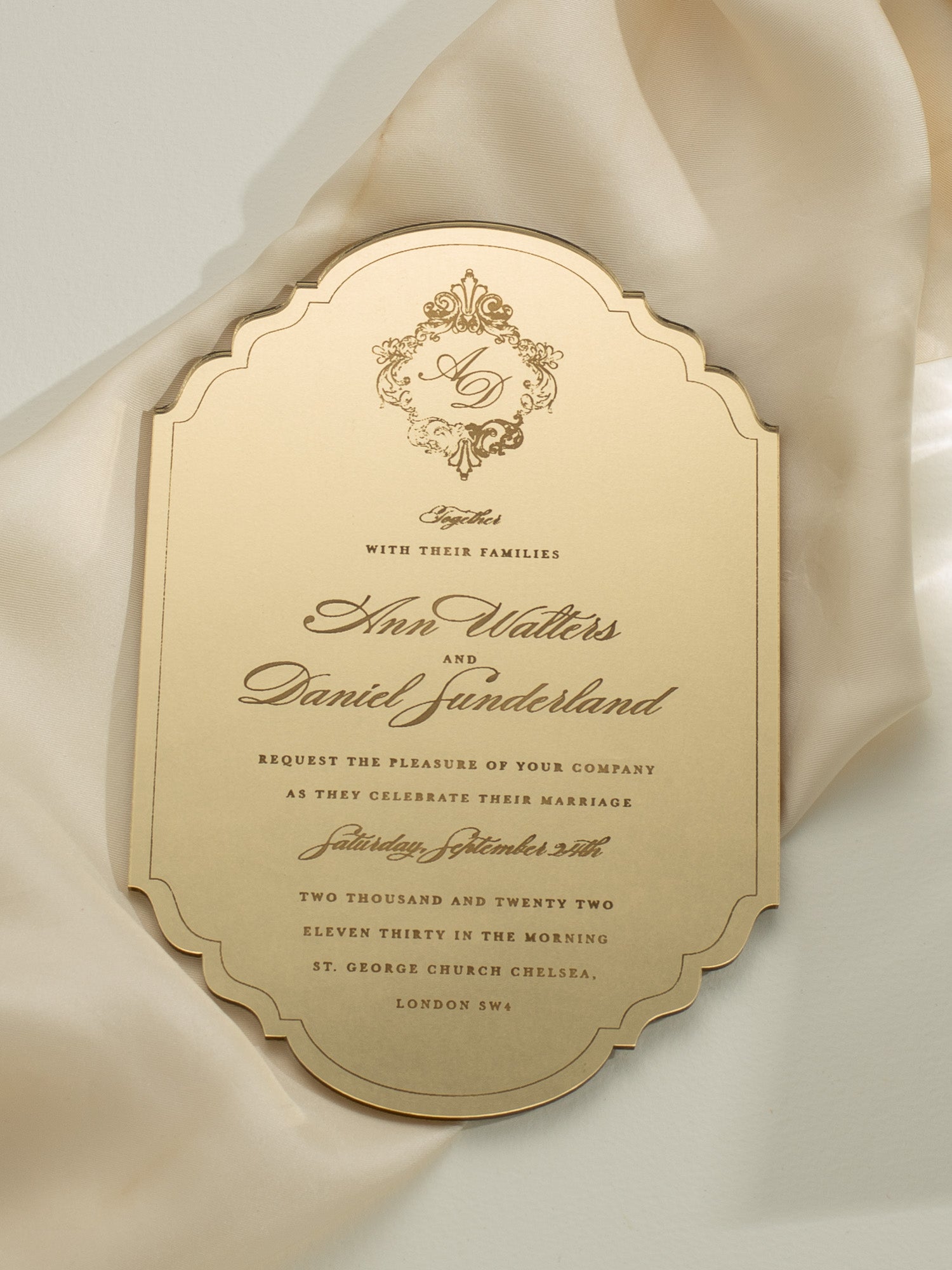 Engraved invitation deals