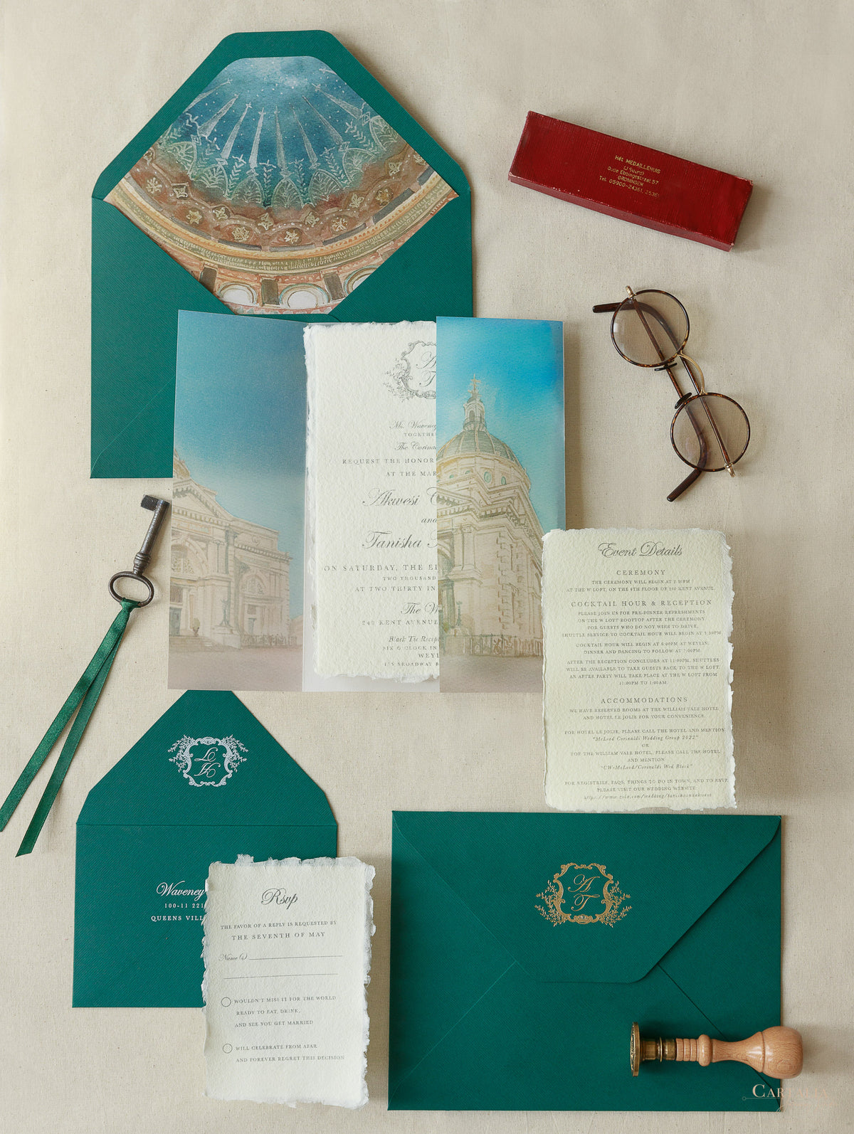 Venue : Weylin The Iconic Wedding Venue in Brooklyn, NYC Invitations on  Hand Made Paper and Venue | Bespoke Commission A&T
