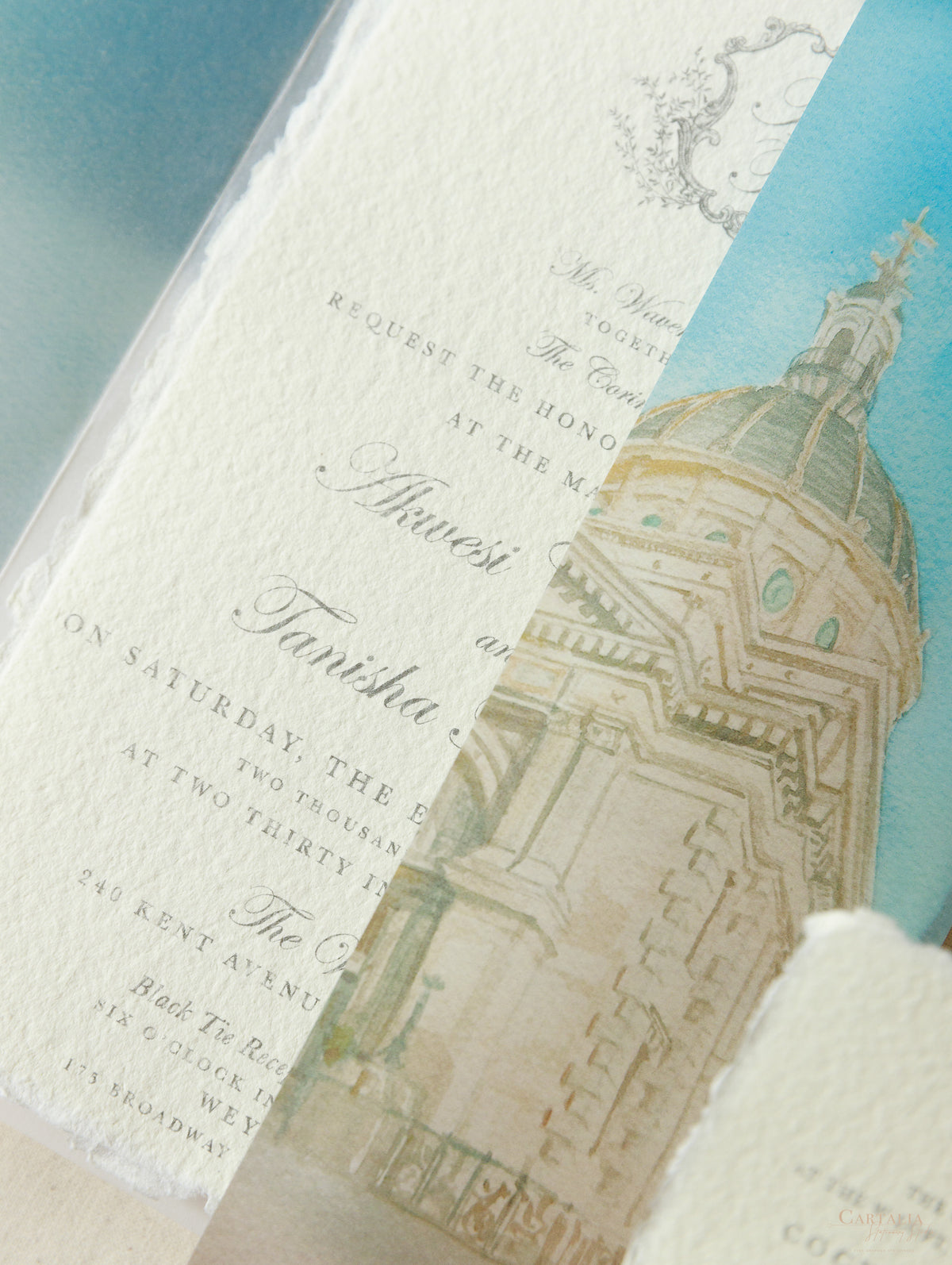 Venue : Weylin The Iconic Wedding Venue in Brooklyn, NYC Invitations on  Hand Made Paper and Venue | Bespoke Commission A&T