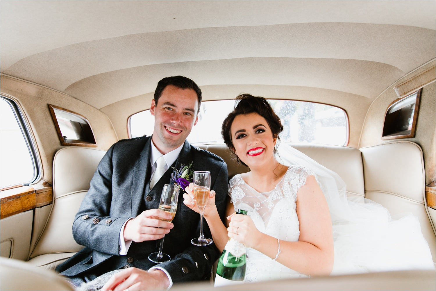 The Mahoney's - Sarah and Stuart : A Lasercut Shamrock Iris Laser Cut Stationery  Suite