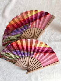 Hand Made 100% Wooden Custom Wedding Fan with your Venue Engraved with your Logo