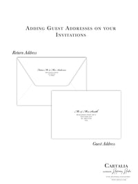Add-On: Printing of Guest Addresses and Overprinting of Envelopes