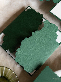 Add-on: Custom Embossing & Debossing | Luxury Wedding Invitation & Stationery Upgrade