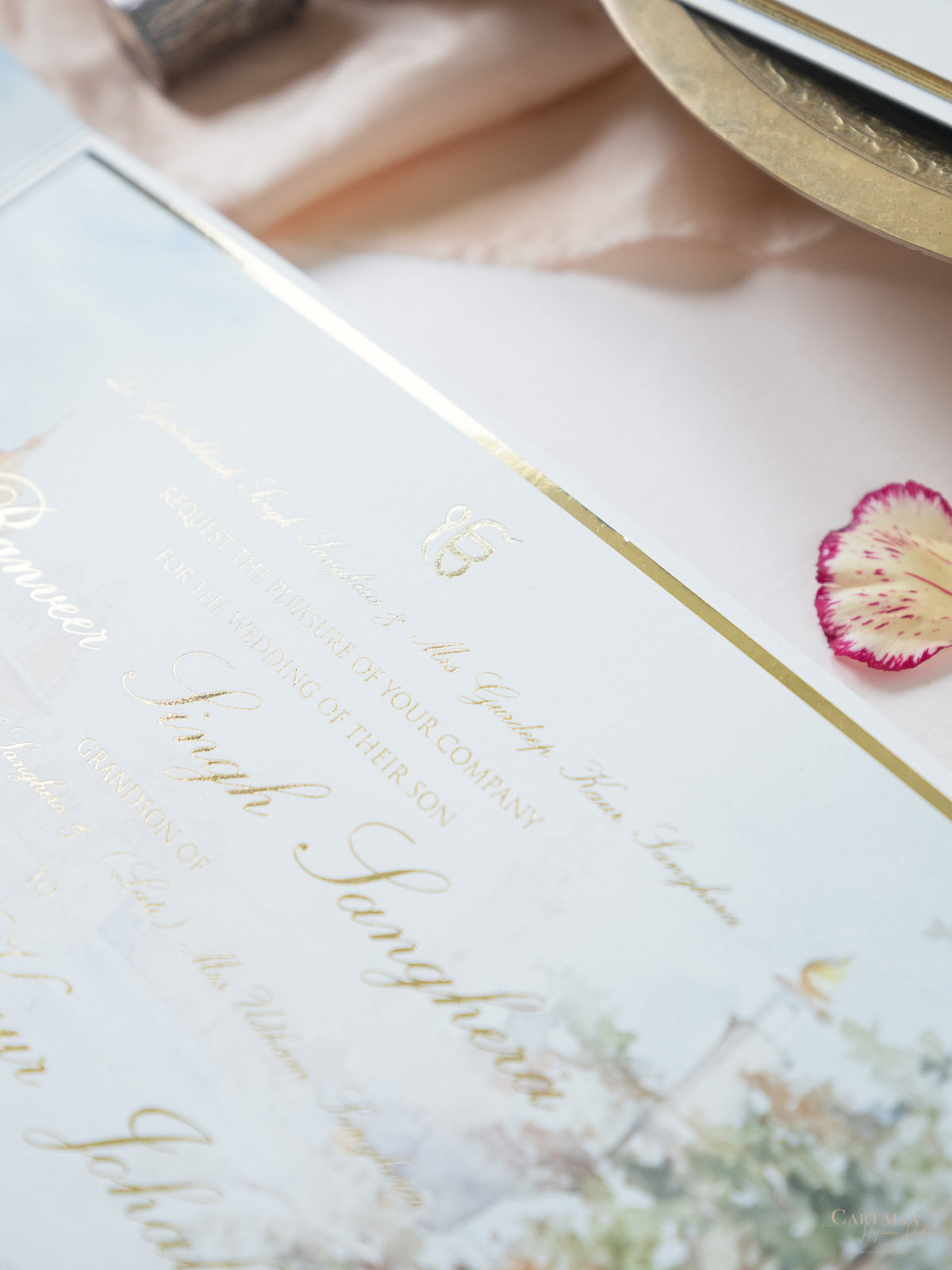 Asiana Wedding Ornamental Pocket Suite | Bespoke Commission R&N