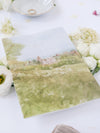 Vellum Watercolour Wedding Invitation | Petersham Hotel | Bespoke Commission R&J