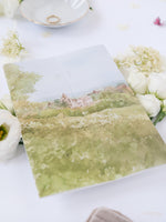 Vellum Watercolour Wedding Invitation | Petersham Hotel | Bespoke Commission R&J