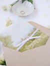 Vellum Watercolour Wedding Invitation | Petersham Hotel | Bespoke Commission R&J