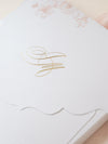 Invito con scatola 3D Couture su misura con cancello tagliato al laser | Sede di Villa Ephrussi | Commissione su misura M&amp;J