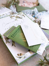 Luxury Wedding Box with Passport in Vegan Leather & Venue | Puglia, Italy| Bespoke C&C